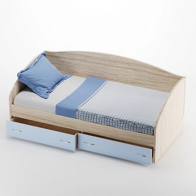 Кровать односпальная с ящиками P902N, 90x190