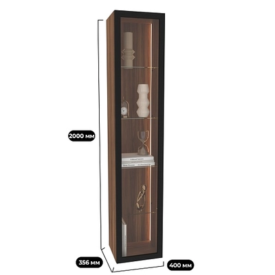 Шкаф R315.35ST на тумбу R506, R524 с подсветкой