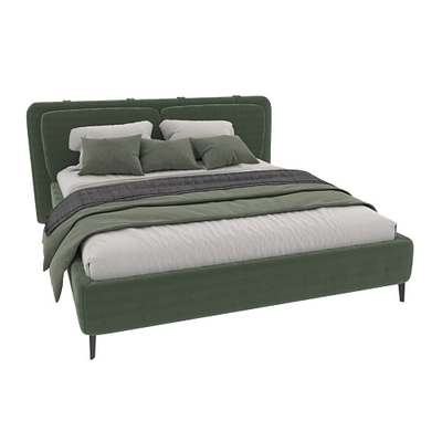 Кровать двуспальная мягкая СТЕНЛИ, 140x200