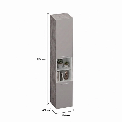Шкаф  однодверный с нишей LG226