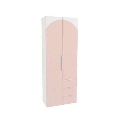 Шкаф комбинированный, фасады в эмали арка LE215 L/R