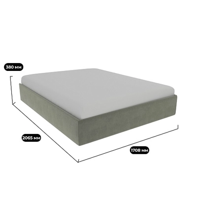 Мягкая кровать-подиум КОЛИБРИ с подъемным механизмом, 160x200