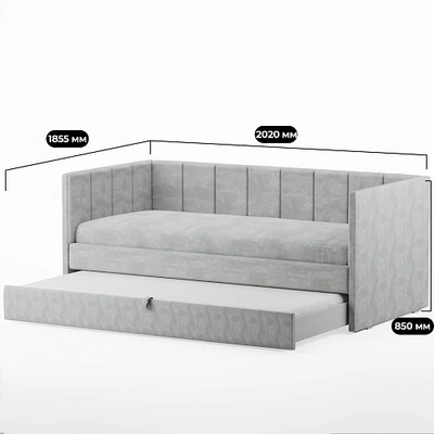 Кровать со вторым выдвижным спальным местом ЛАЙН 2