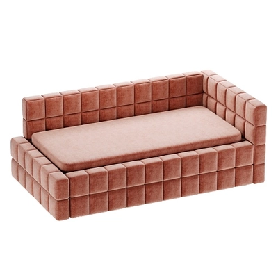 Кровать односпальная мягкая с подъемным механизмом КВАДРО-П