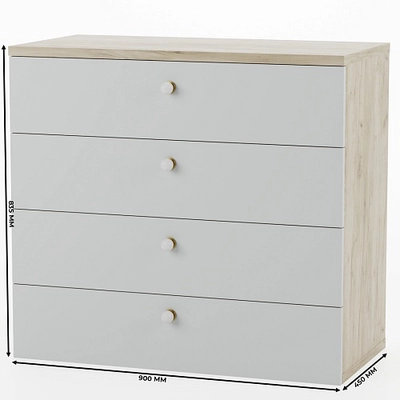 Комод 4 ящика L704