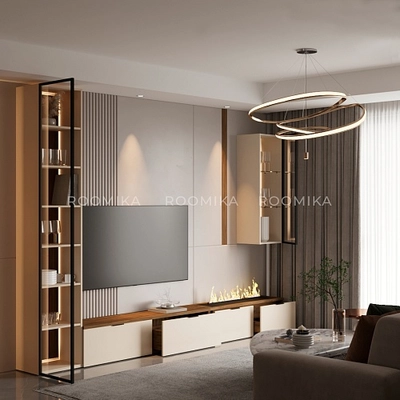 Лацио гостиная с электрокамином 24