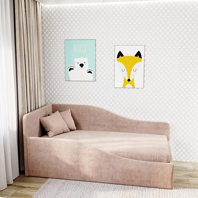 Мягкая кровать-диван ХАННИ, 90x190