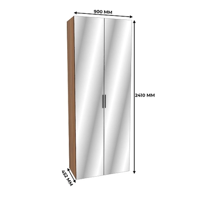 Шкаф двустворчатый с зеркалом L210.44-1Z