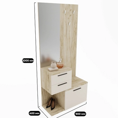 Комплекс панель с зеркалом L1000 L/R