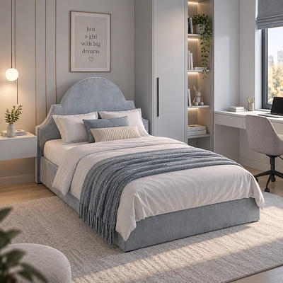 Кровать мягкая ЛЮЦИЯ LUC120  с подъемным механизмом, 120x200