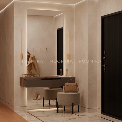 Зеркало с подвесным столиком  L169 L/R