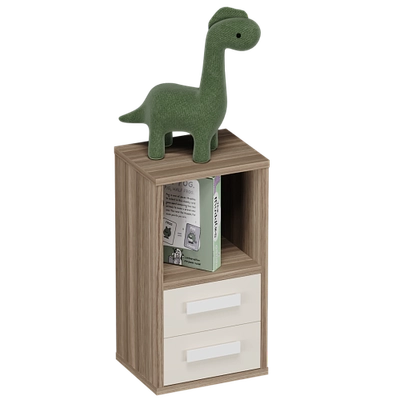 Cтеллаж сквозной книжный  с ящиками E802