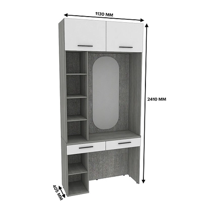 Столик туалетный с антресолью и стеллажом LG415