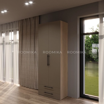Шкаф двустворчатый с ящиками L211.44