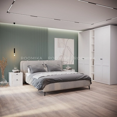 Кровать двуспальная мягкая СТЕНЛИ, 180x200