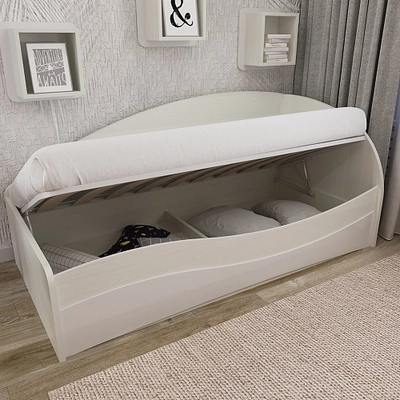 Кровать односпальная P901 с подъемным механизмом, 90x190