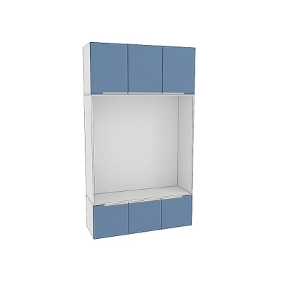 Шкаф с нишей и сидушкой L412.44