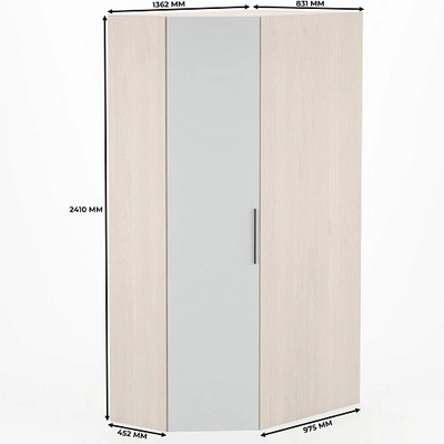 Шкаф угловой L209.44 L/R