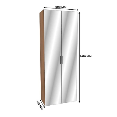 Шкаф двустворчатый с зеркалом L210.44-4Z