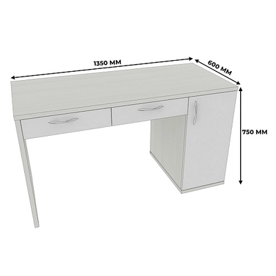 Рабочий стол с ящиками P717 L/R