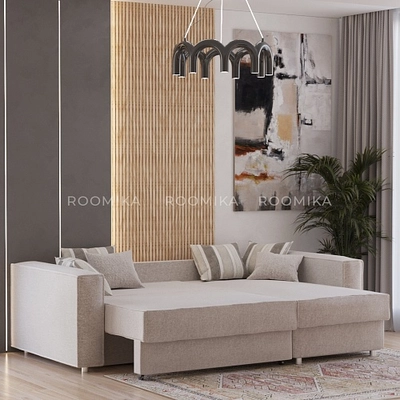 Диван угловой раскладной, система Евро-книжка МОДЕРН