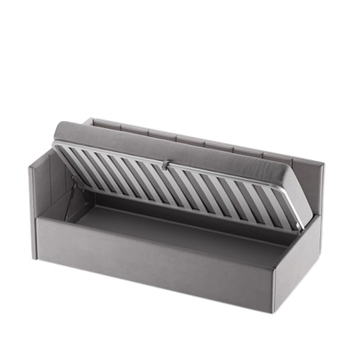 Кровать с подъемным механизмом и ящиком для белья ЛАЙН М1