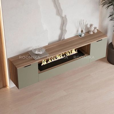 Тумба ТВ напольная с электрокамином LG549.351