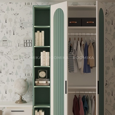 Рабочая зона Лацио фрезерованные фасады в эмали 88