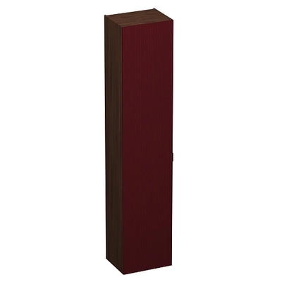Шкаф одностворчатый, фрезерованные фасады в эмали LE-221.40-1