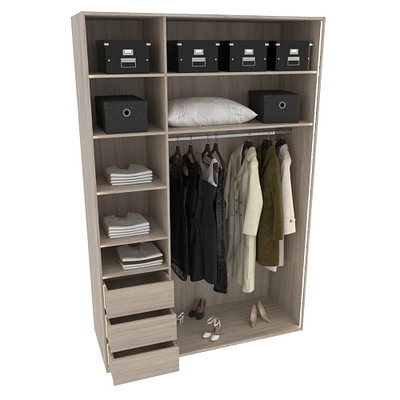 Шкаф с ящиками и штангой с подсветкой M180.60-1 L/R