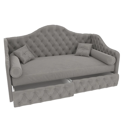 Кровать односпальная мягкая МОНИКА, 90x190