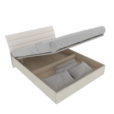 Кровать двуспальная мягкая Palermo с парящим эффектом, 180x200