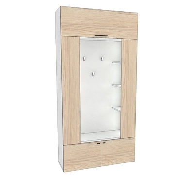 Секция под крючки с полками с подсветкой L418 L/R