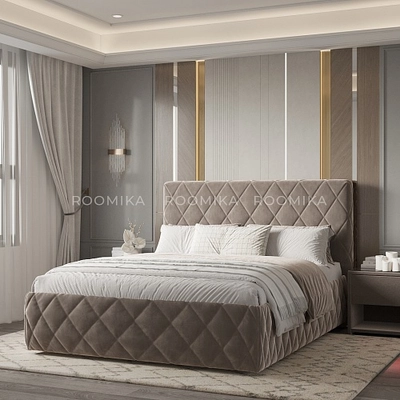 Кровать двуспальная мягкая СИЕНА  с подъемным механизмом, 160x200