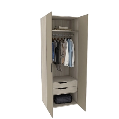 Шкаф двухдверный с ящиками во всю ширину L210.60-3