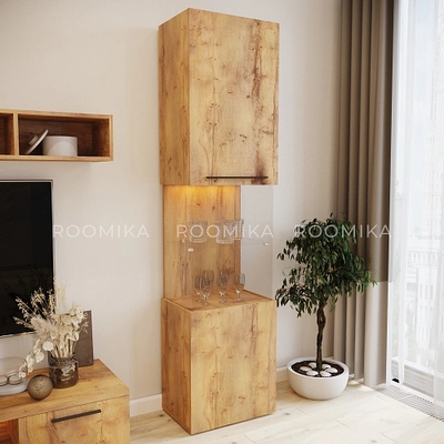 Шкаф напольный с подсветкой L225 L/R