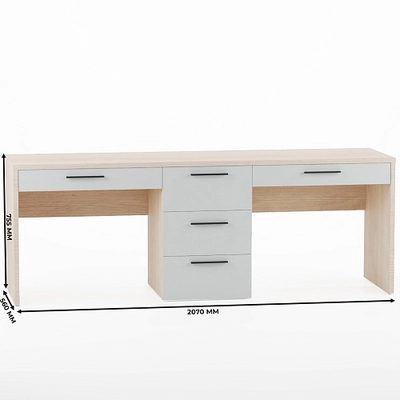 Cтол прямой на 2 рабочих места L718.2