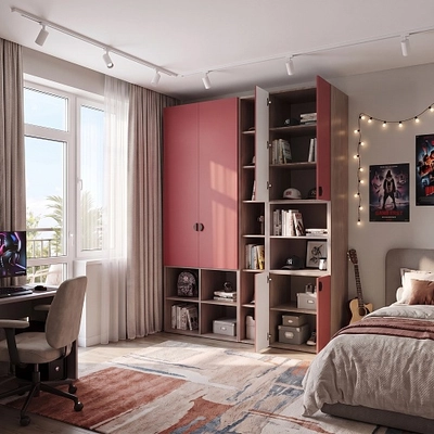 Шкаф книжный с нишей LG228.60