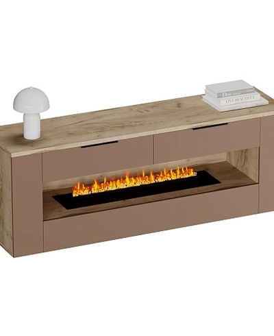 Тумба ТВ напольная с электрокамином LG551.450L/R