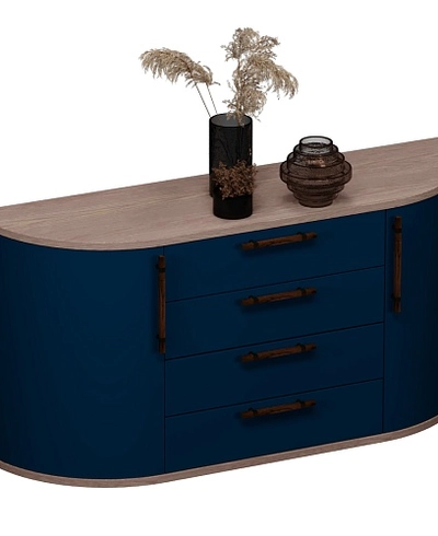 Комод радиусный на 1600 мм P746