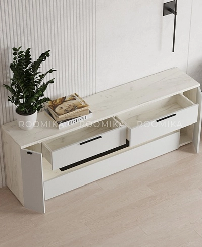 Тумба ТВ напольная с электрокамином L551.350