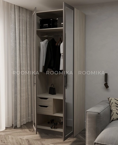 Шкаф двухдверный с зеркалом А210.60-2Z