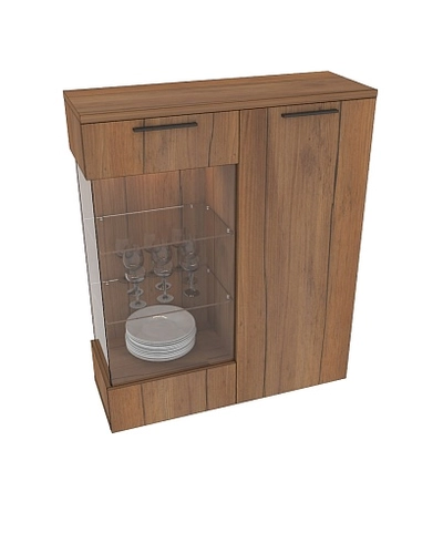 Шкаф напольный с подсветкой L202 L/R