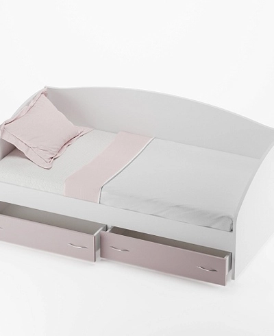 Кровать односпальная с ящиками P902N, 90x190