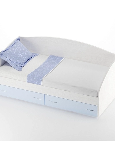 Кровать односпальная с ящиками P902N, 90x190