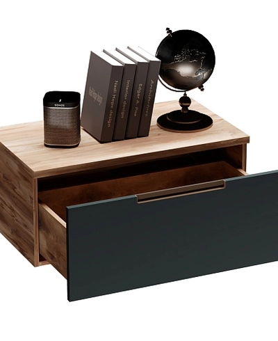 Тумба TВ навесная, фасады в эмали LE517.451