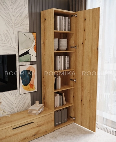 Шкаф 1 дверный напольный L-220