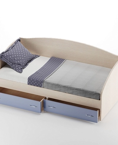 Кровать односпальная с ящиками P902N, 90x190