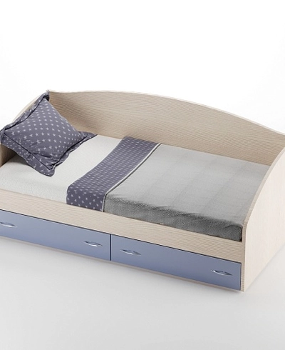 Кровать односпальная с ящиками P902N, 90x190