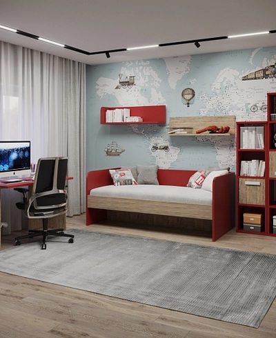 Фасад для сквозных стеллажей E080